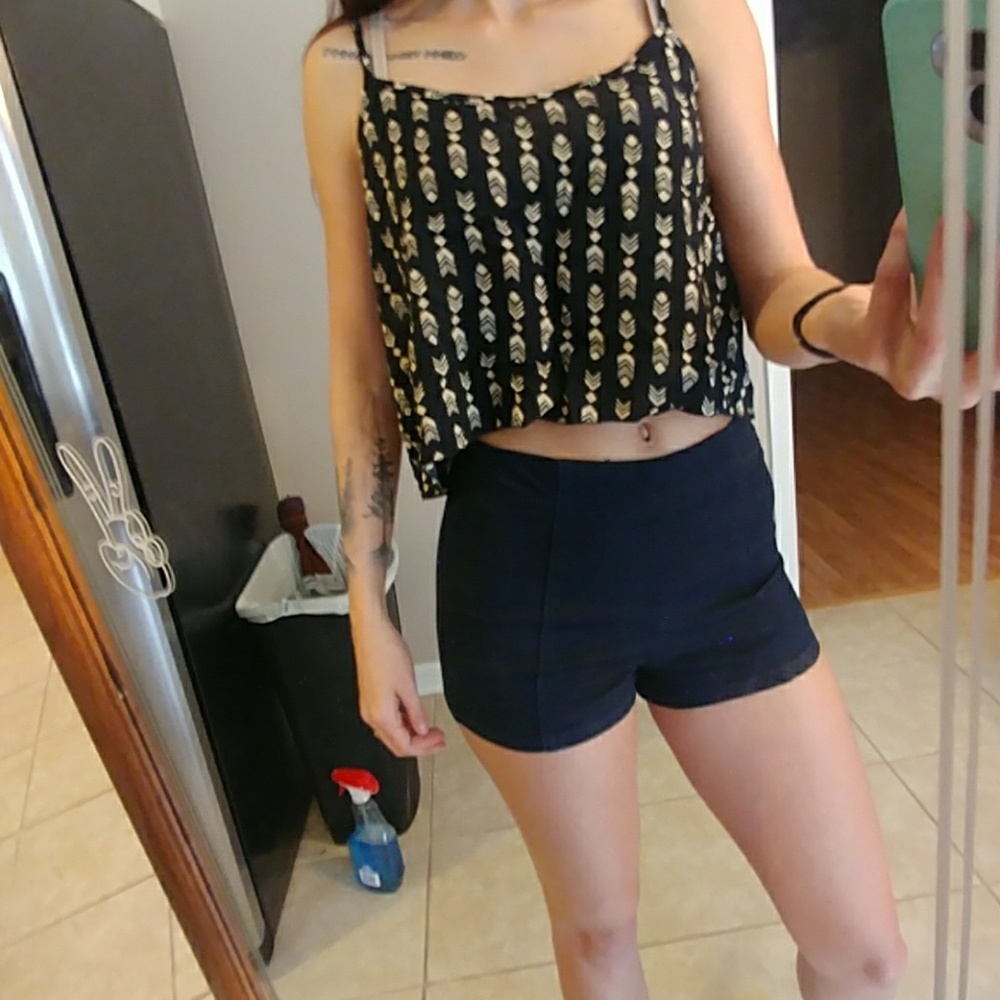 Tribal crop top